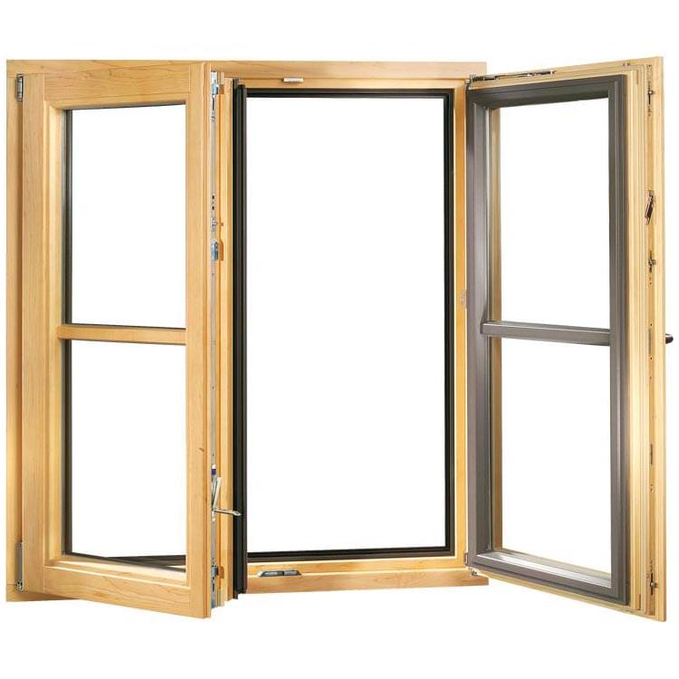 Coin de profilé IDEALU Trendline Fenetre moderne avec croisillons Fenster Holz Schmale Profile ~ Coin de profilé IDEALU Trendline Fenetre moderne avec croisillons