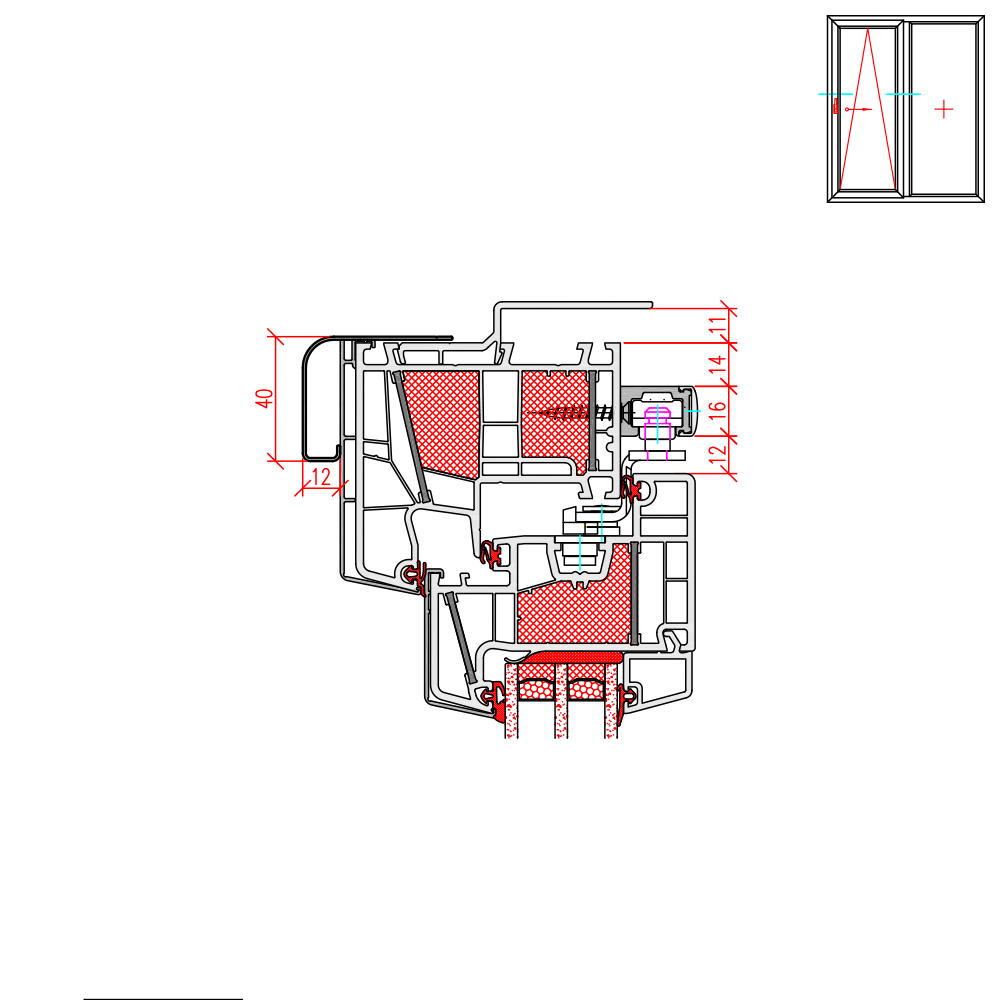 Twinset 8000ED - Couvercles des volets roulants pour rénovation