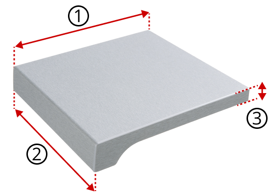 dimensions appuis de fenêtre