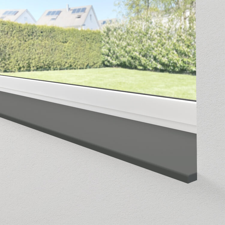 Appui de fenêtre gris basalte Appui de fenêtre gris basalte