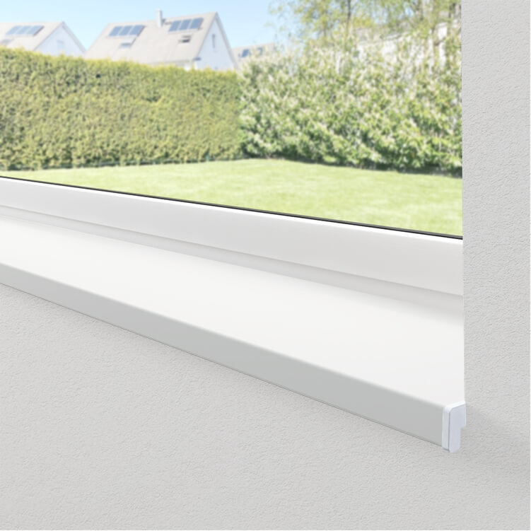 Appui de fenêtre en PVC : blanc Appui de fenêtre en PVC : blanc