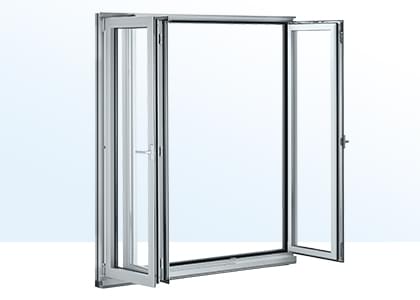Baie coulissante pliante sur mesure