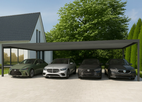 Carport 4 voitures Carport 4 voitures
