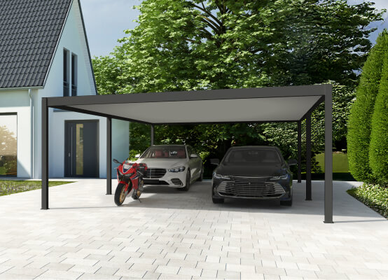 Carport moto 