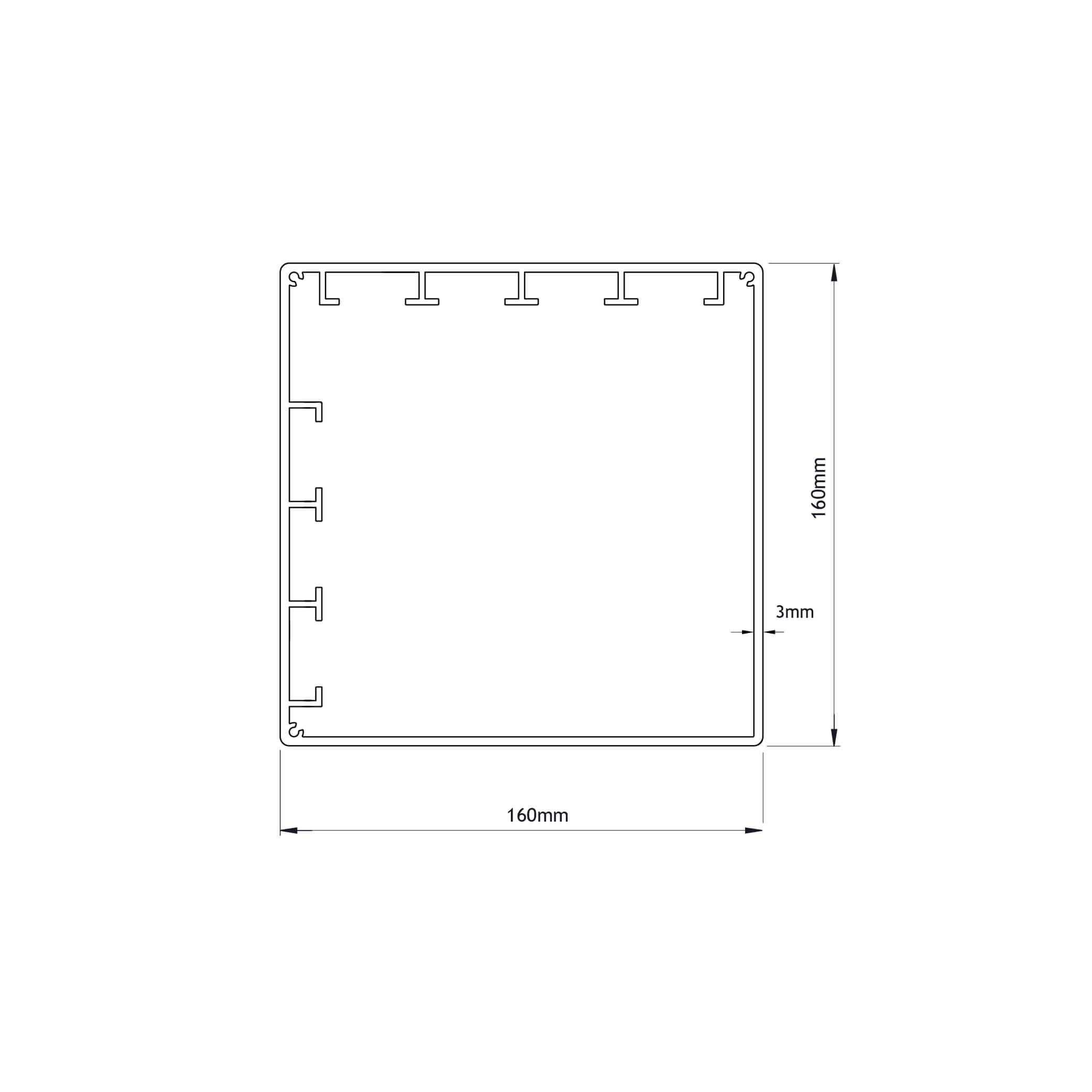 Section des poteaux Section des poteaux