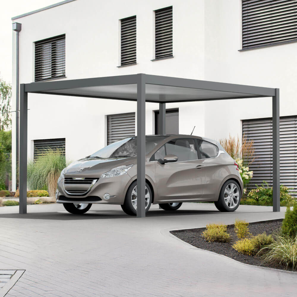 Carport autoportant une voiture