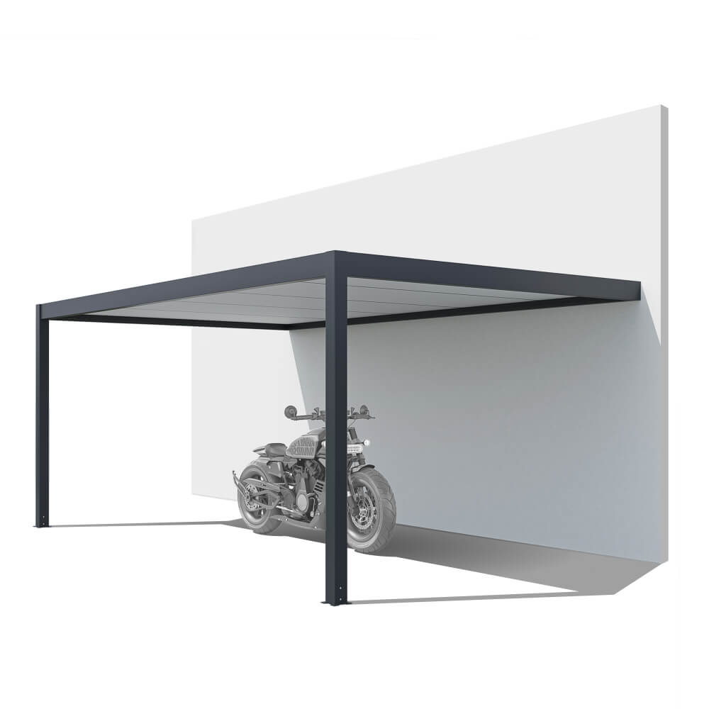 Carport adossé 3 x 5 m