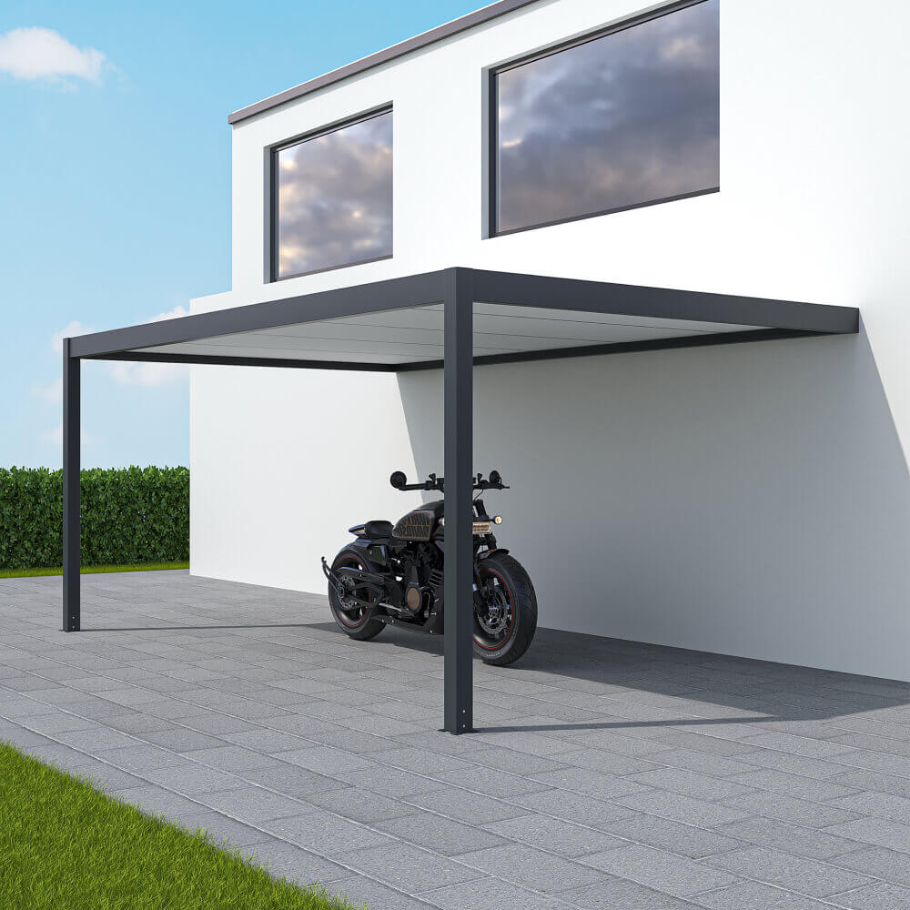 Carport adossé 3 x 5 m