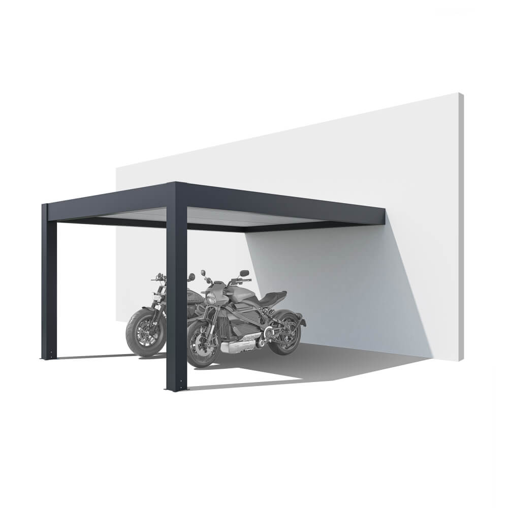 Carport adossé 4 x 3 m