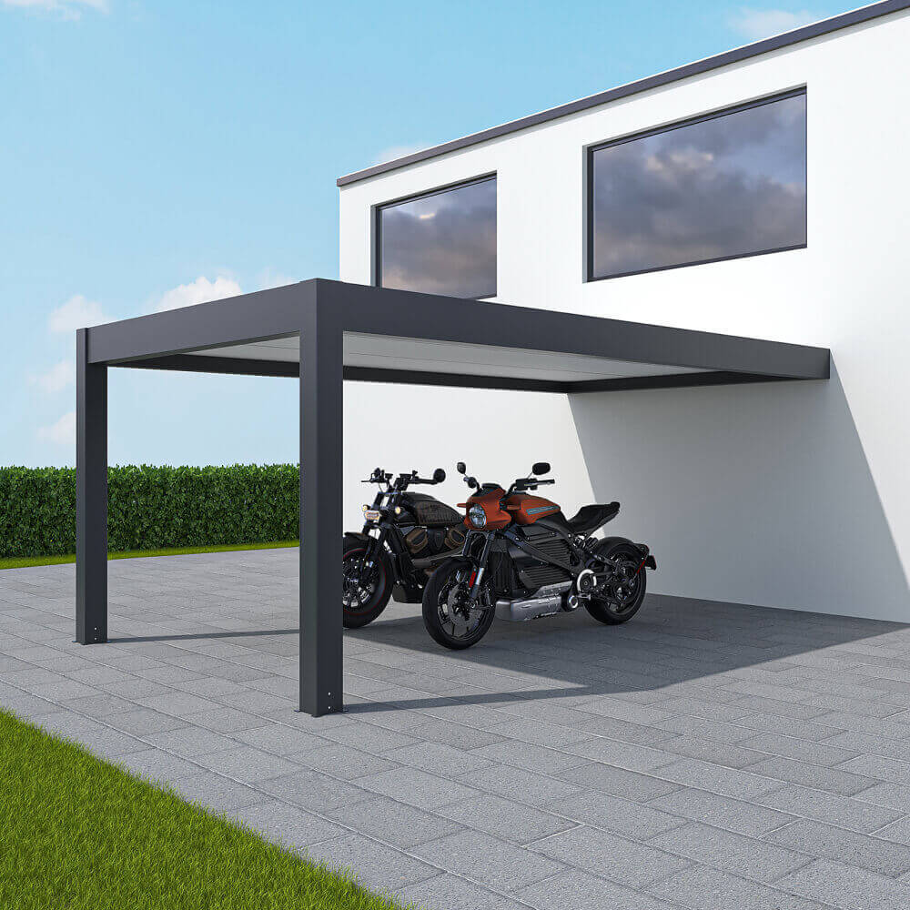 Carport adossé 5 x 3 m
