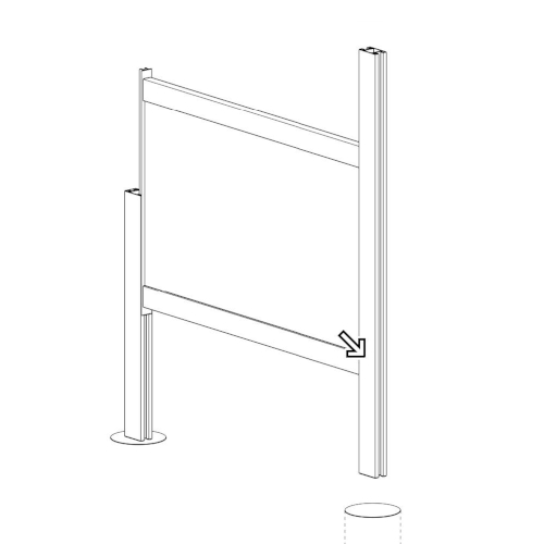 Installer le panneau de clôture