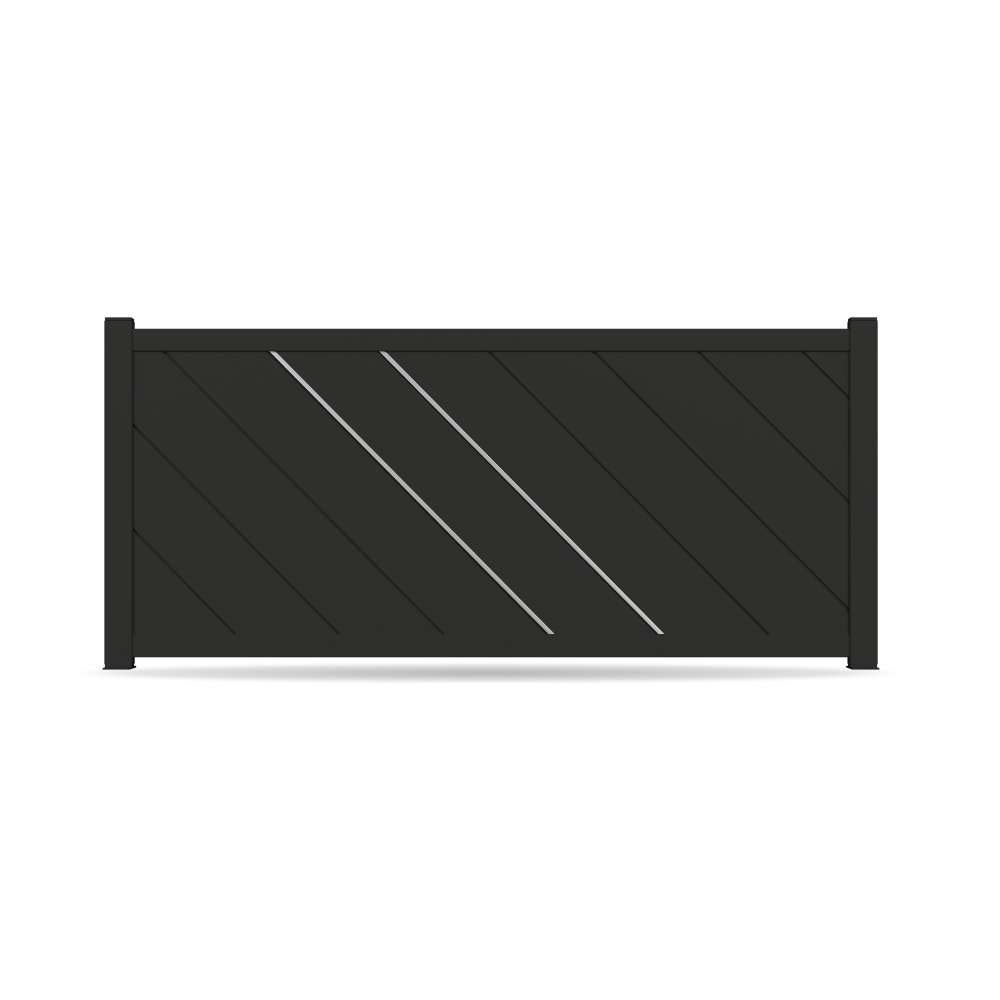 Clôture roubaix noire Clôture roubaix noire