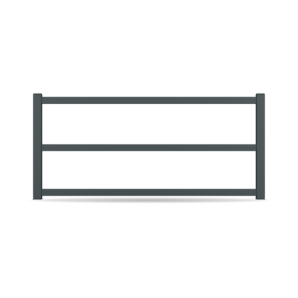 Clôture amiens gris anthracite 1000x500mm