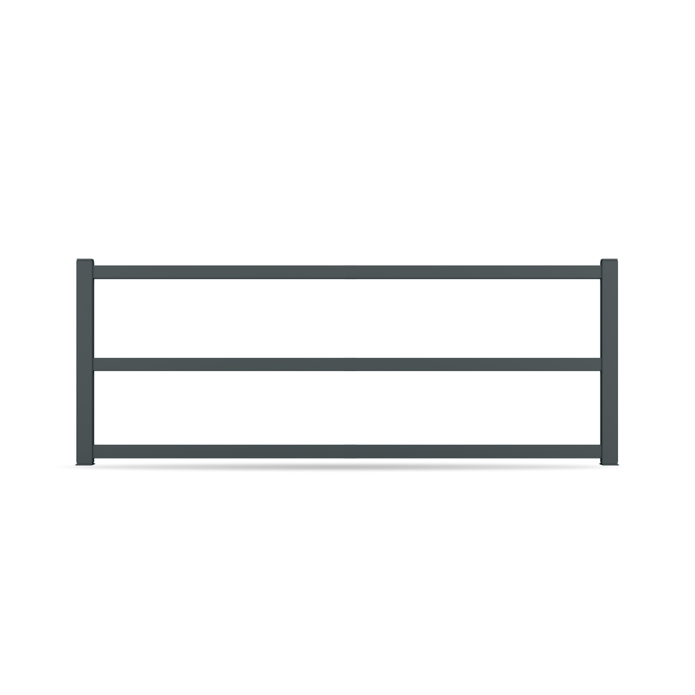 Clôture amiens gris anthracite 1200x500mm