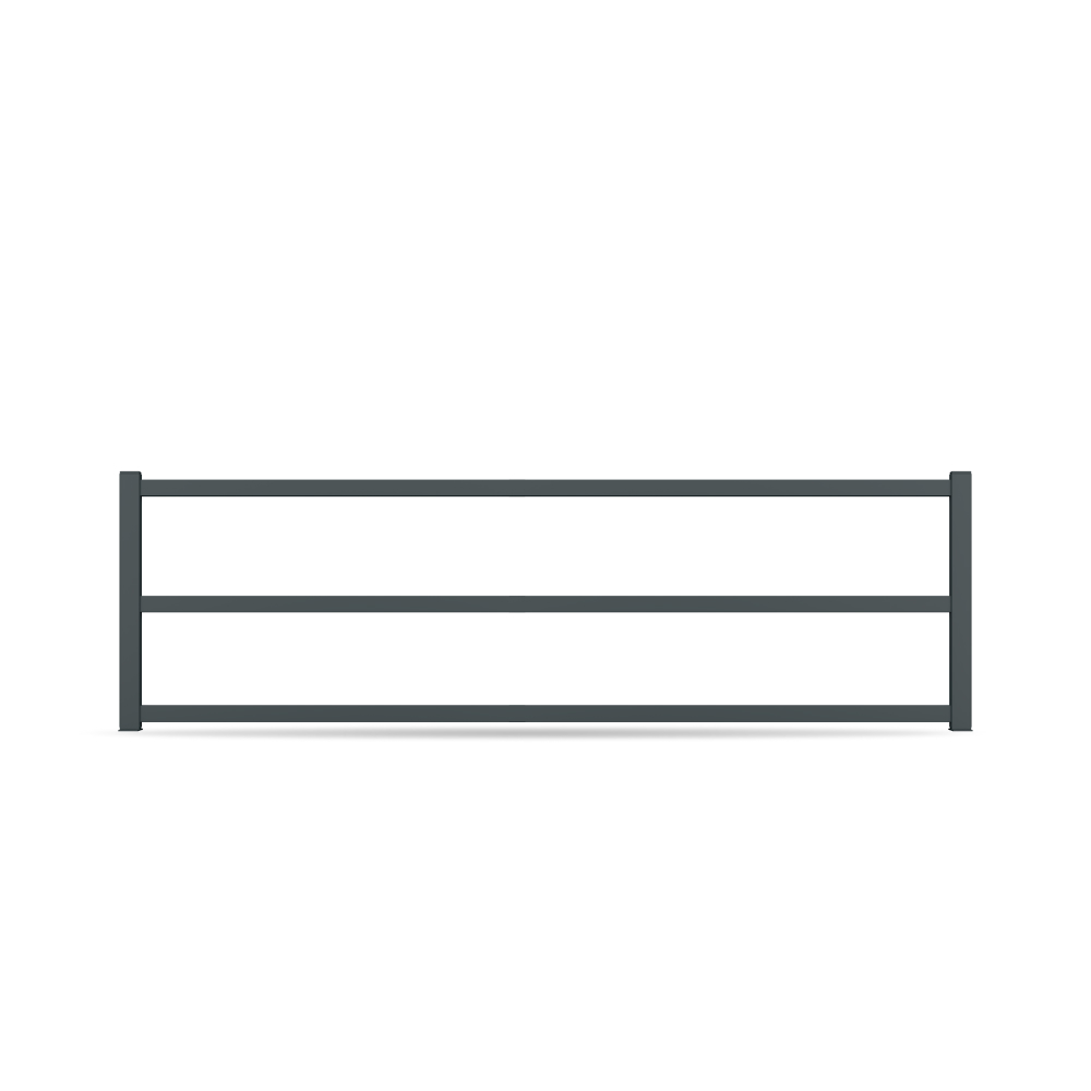 Clôture amiens gris anthracite 1500x500mm