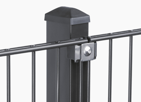 Raccord pour grillage rigide