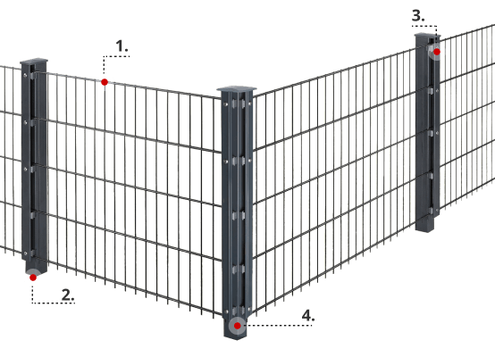 Grillage rigide 8/6/8