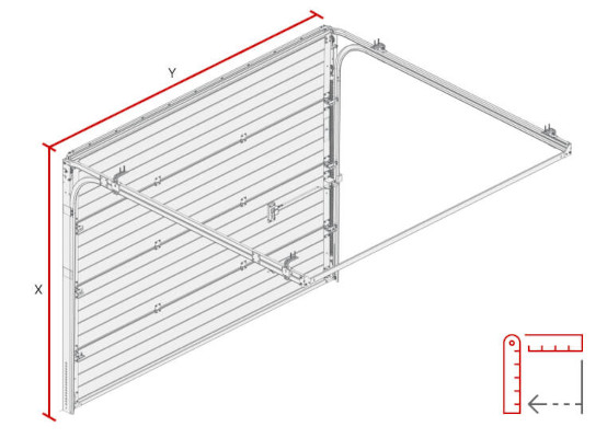 mesurer porte de garage