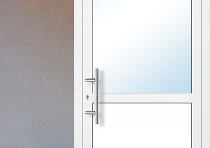 porte blanche moderne
