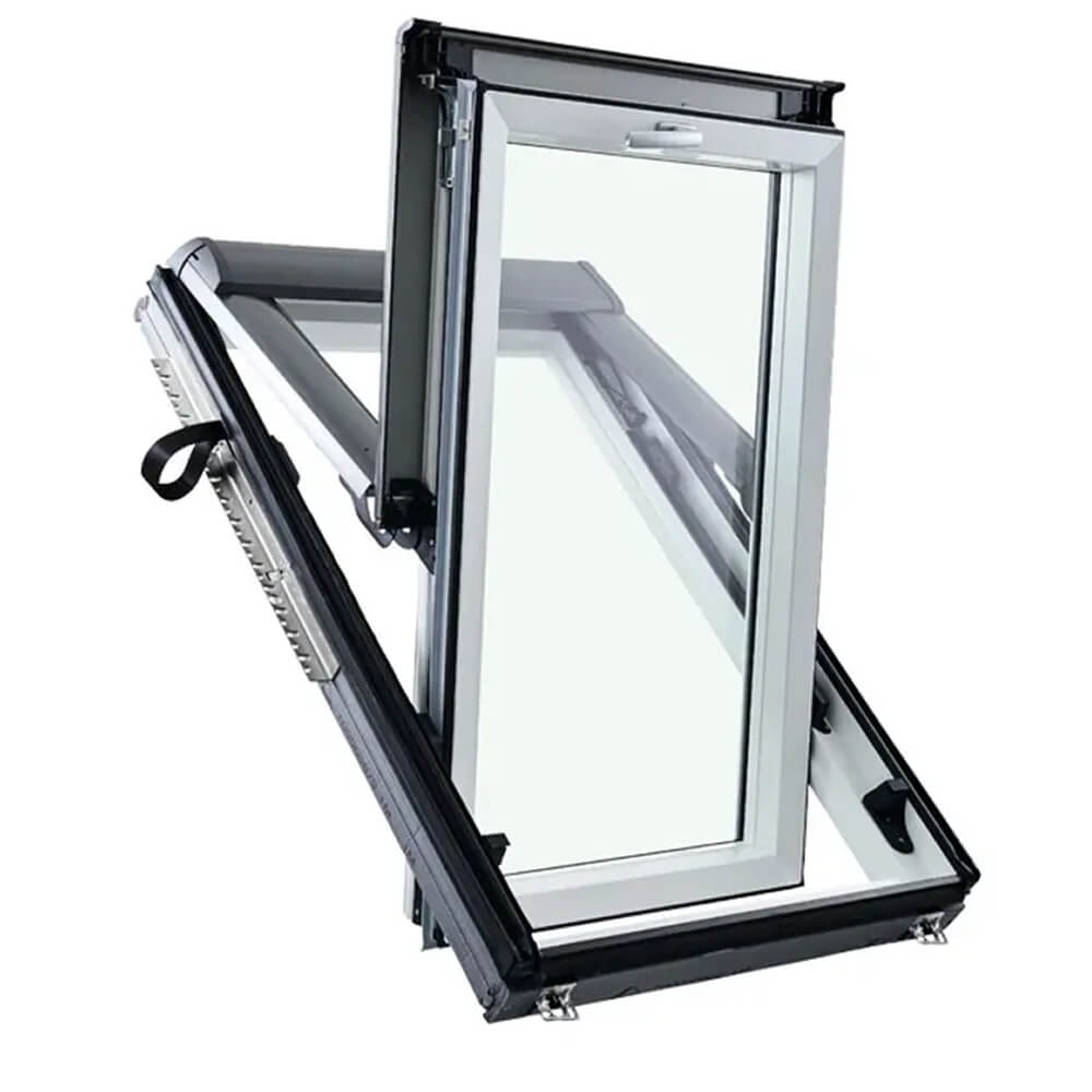 Fenêtre de toit Roto R8 position nettoyage