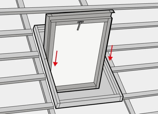 Installer fenêtre de toit