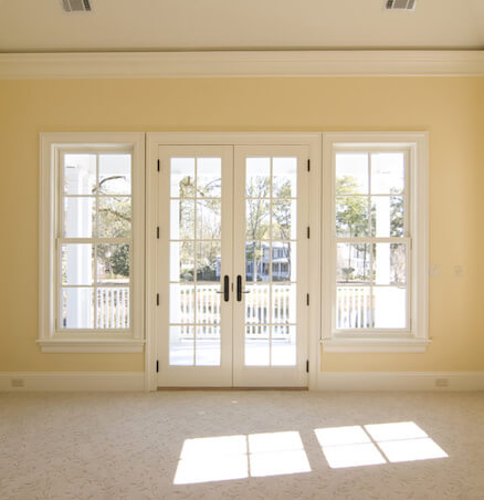 Fenêtre bois 2 vantaux blanc