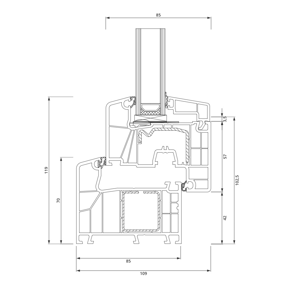 Coupe profilé Ideal 7000