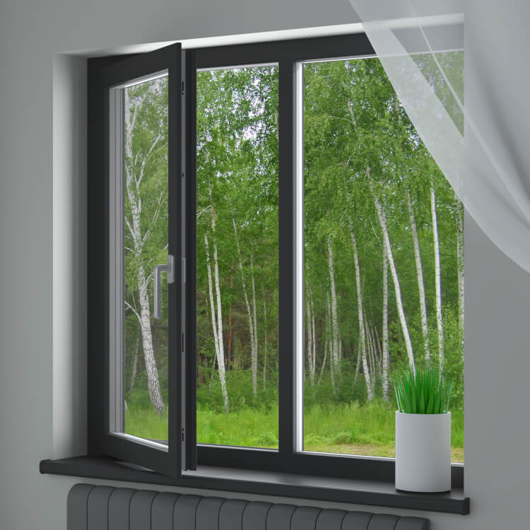 Pose d'une fenêtre en PVC-Aluminium