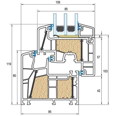 Energeto® 8000ED coupe de profil
