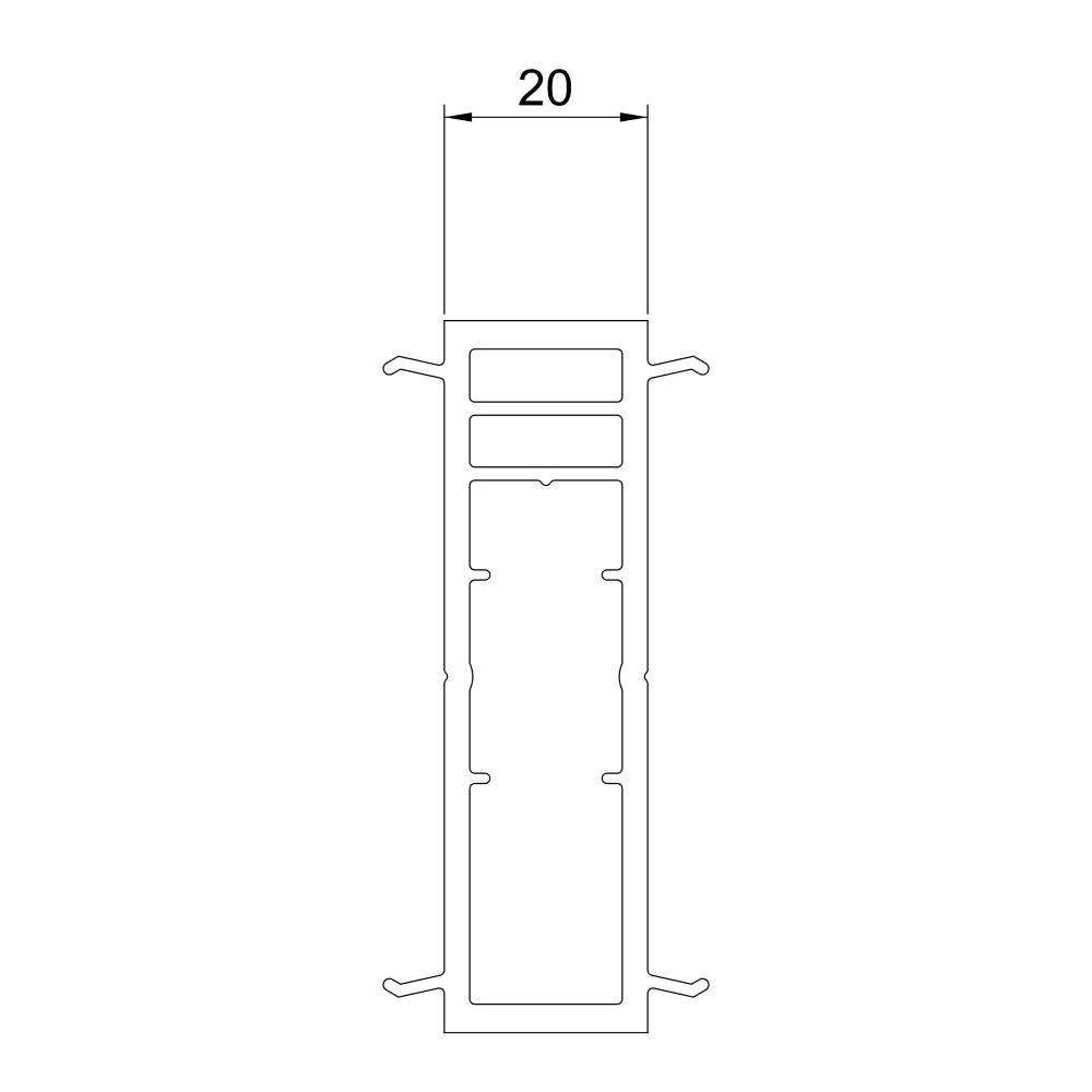 Fenêtre et porte-fenêtre 70 AD – couplage 20 mm