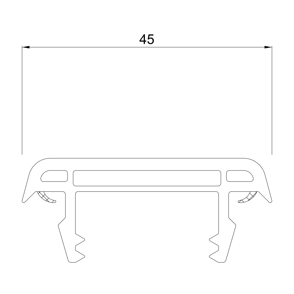 Fenêtre et porte-fenêtre 76 MD – couplage 45 mm