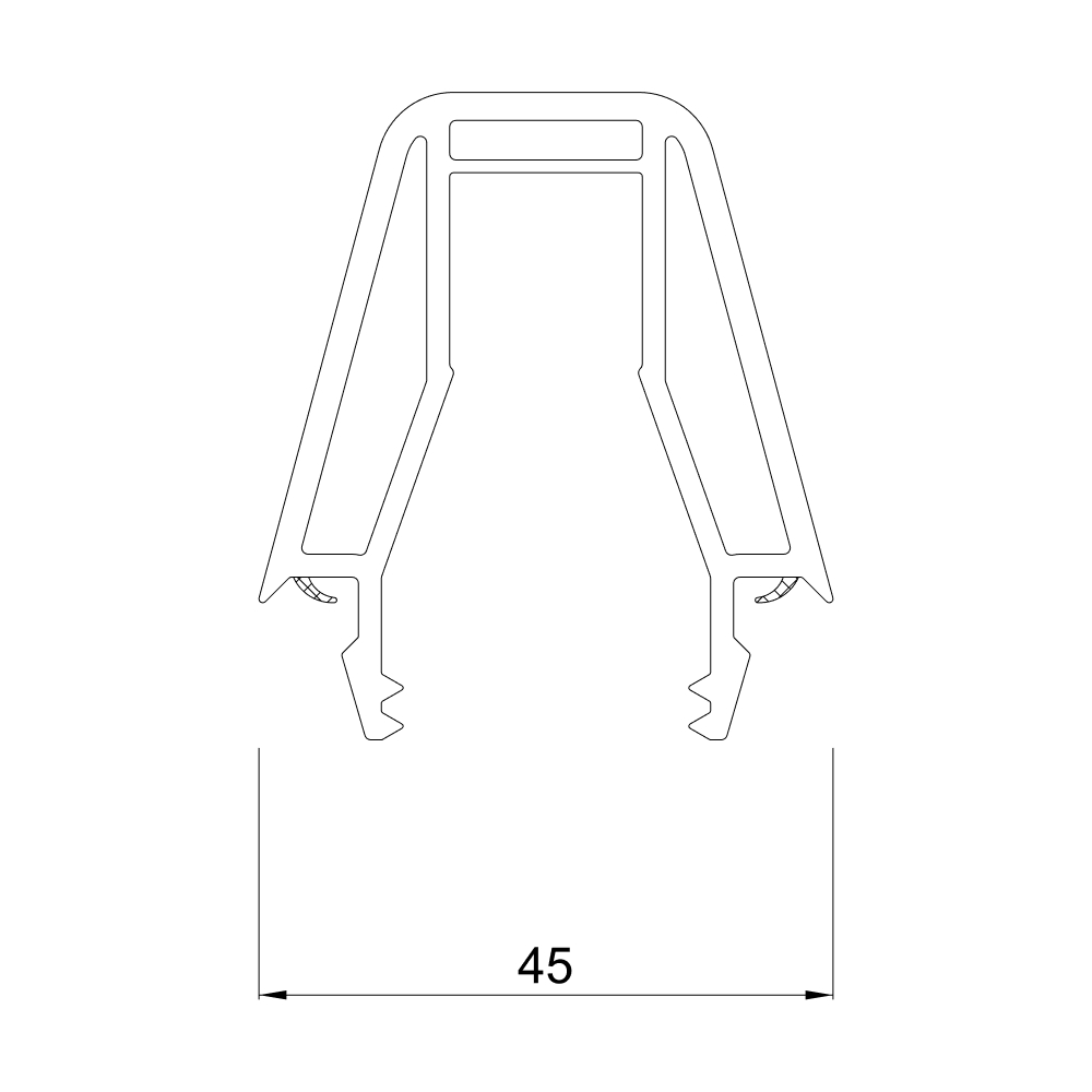 Fenêtre et porte-fenêtre 82 MD – couplage 45 mm
