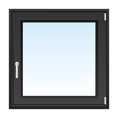 Fenêtre gris anthracite