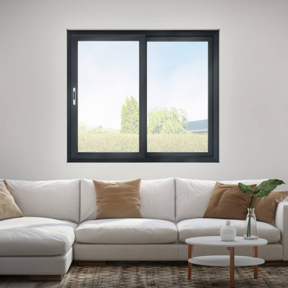 Fenêtre coulissante grande