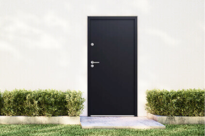 Portes de service en acier