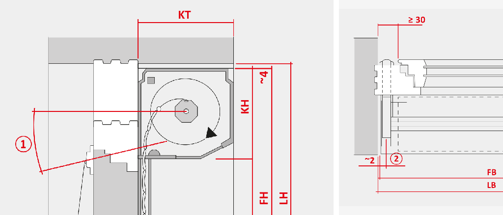 Volet roulant extérieur avec sangle