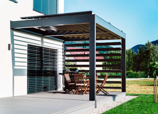 Pergola 3x3 terrasse