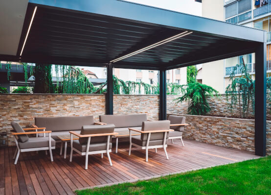 Pergola en dimensions 4x5m