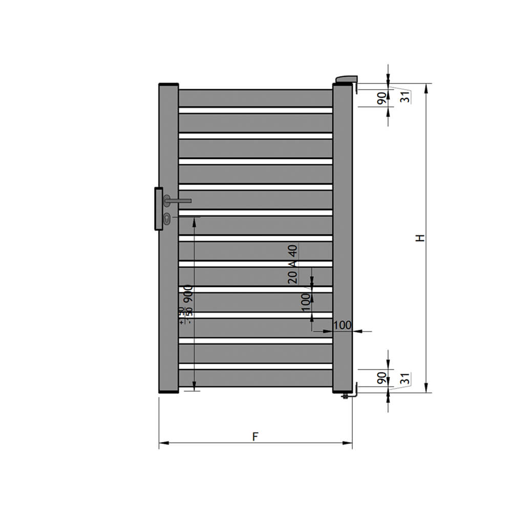 Portillon sur-mesure
