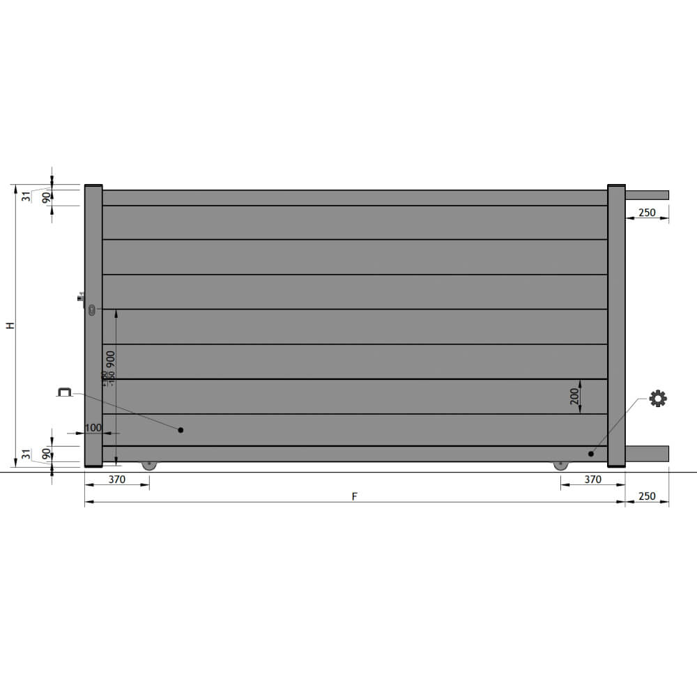 Portail coulissant sur-mesure