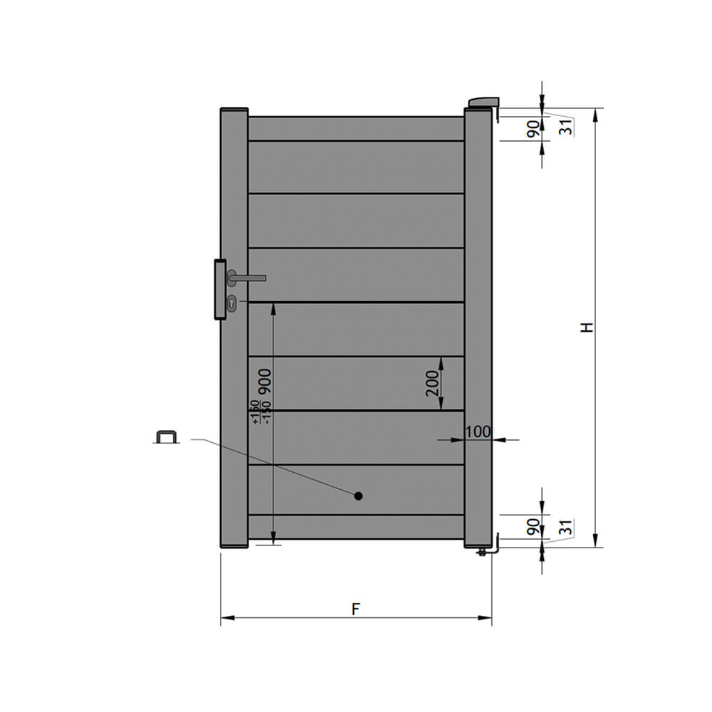 Portillon sur-mesure