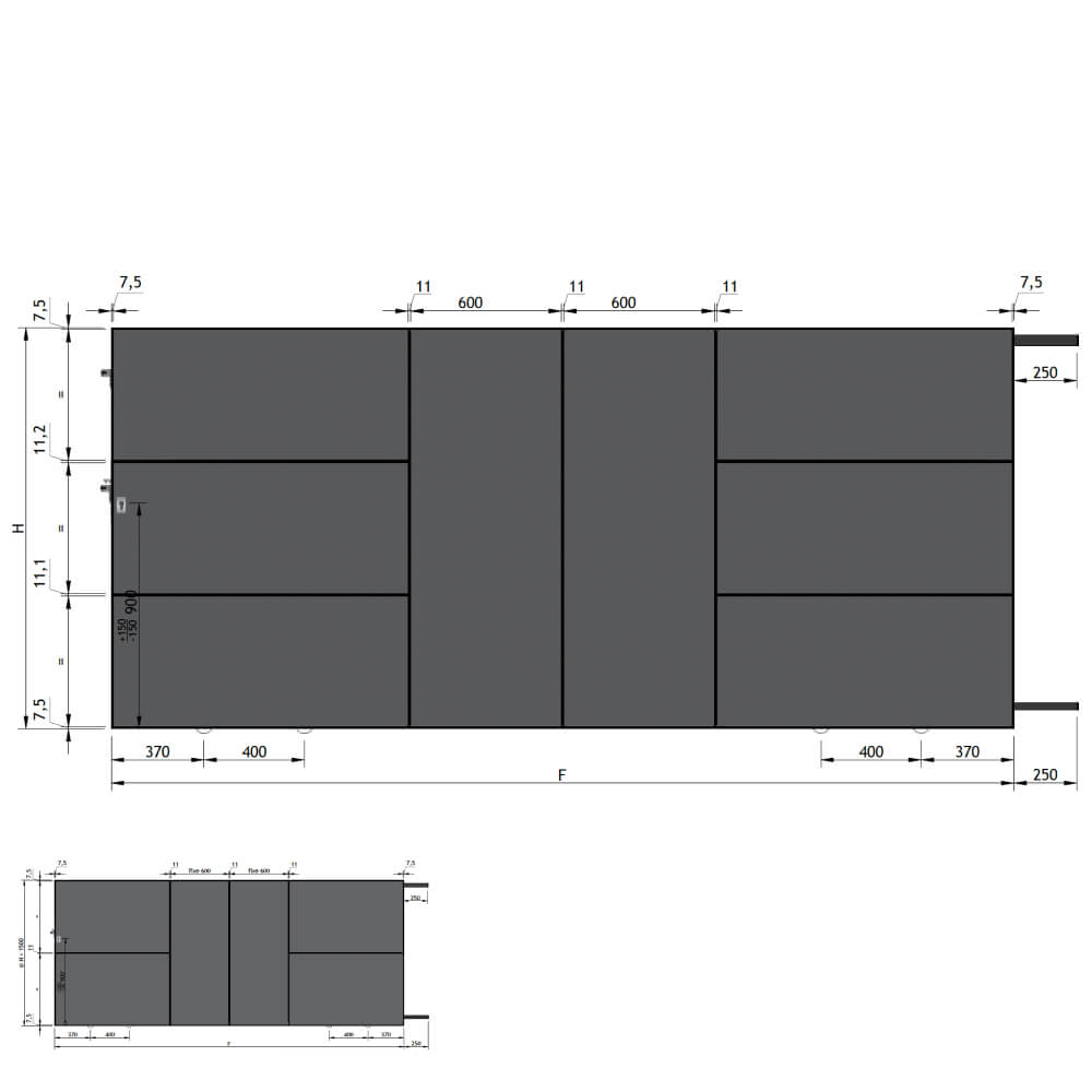 Portail coulissant sur-mesure