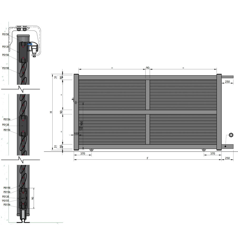 Portail coulissant sur-mesure