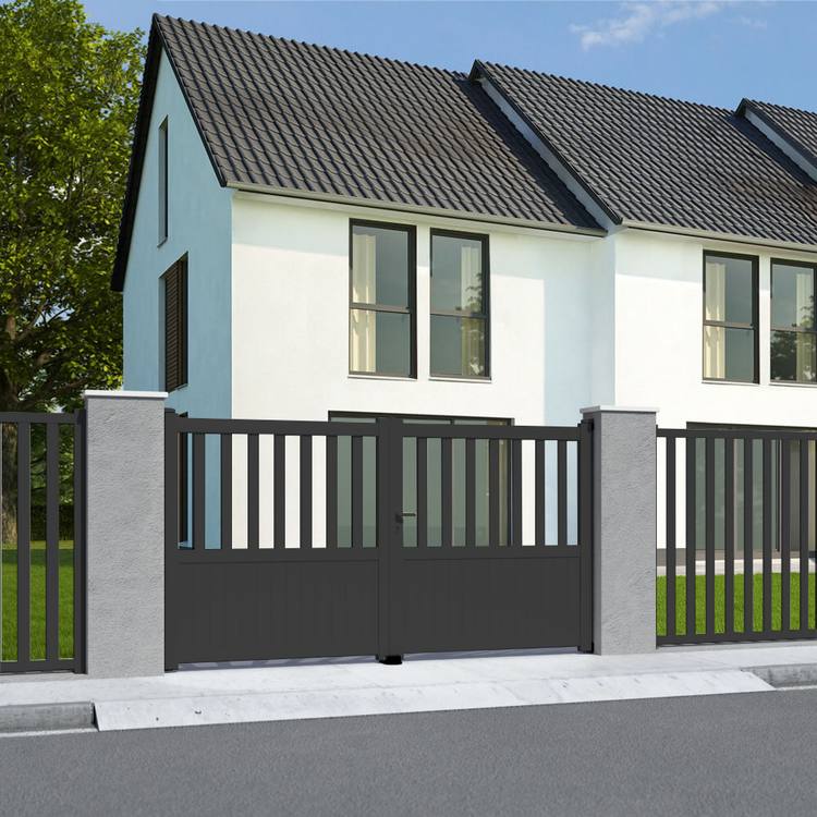 Portail battant noir Portail battant noir