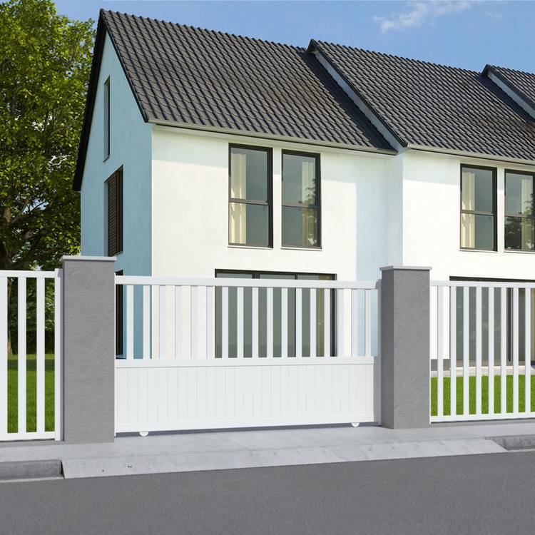 portail coulissant blanc portail coulissant blanc