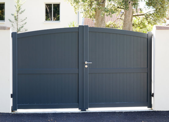 Portail gris anthracite Portail gris anthracite