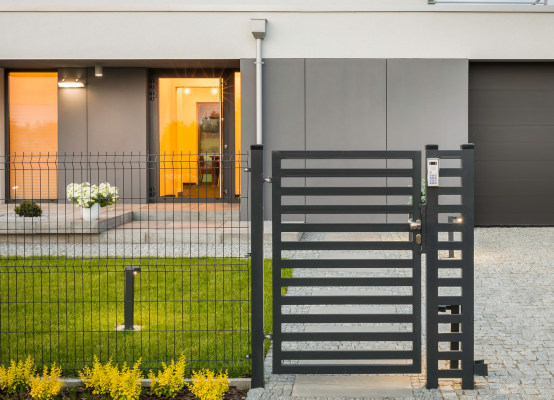 Portillon simple anthracite