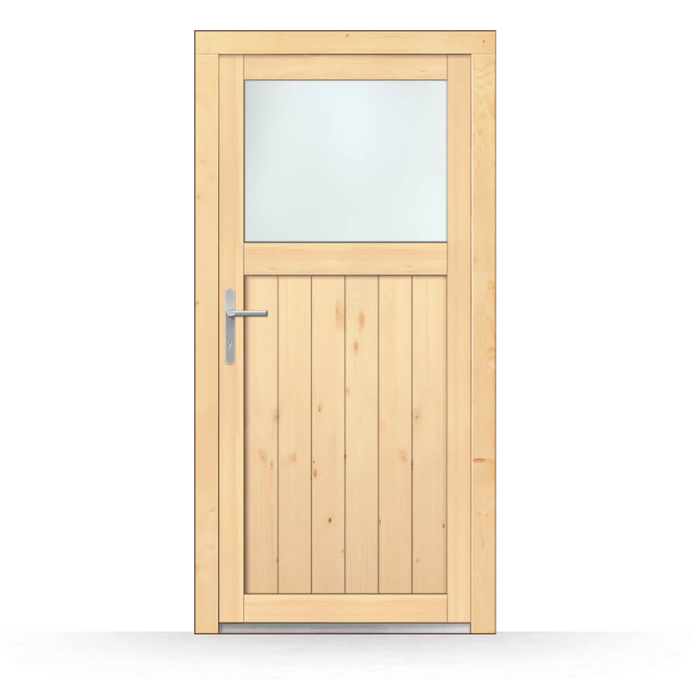 Porte de service en bois Deauville