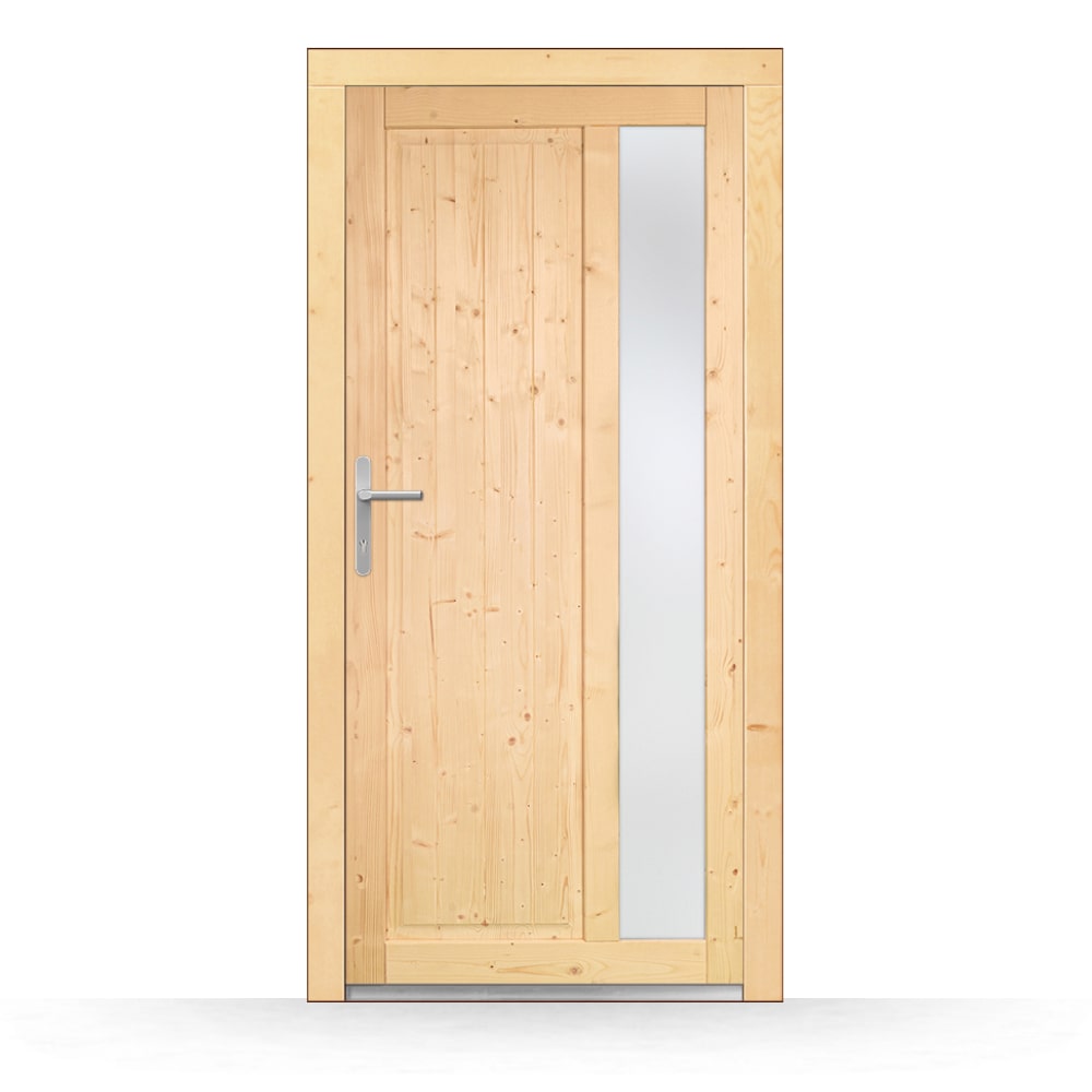 Porte de service en bois Nevers
