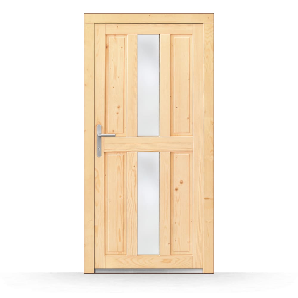 Porte de service en bois Aurillac